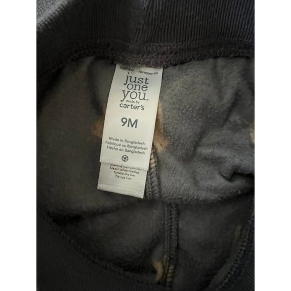 Baby Fleece Jogger pants with Moose Print - Picture 4 of 4